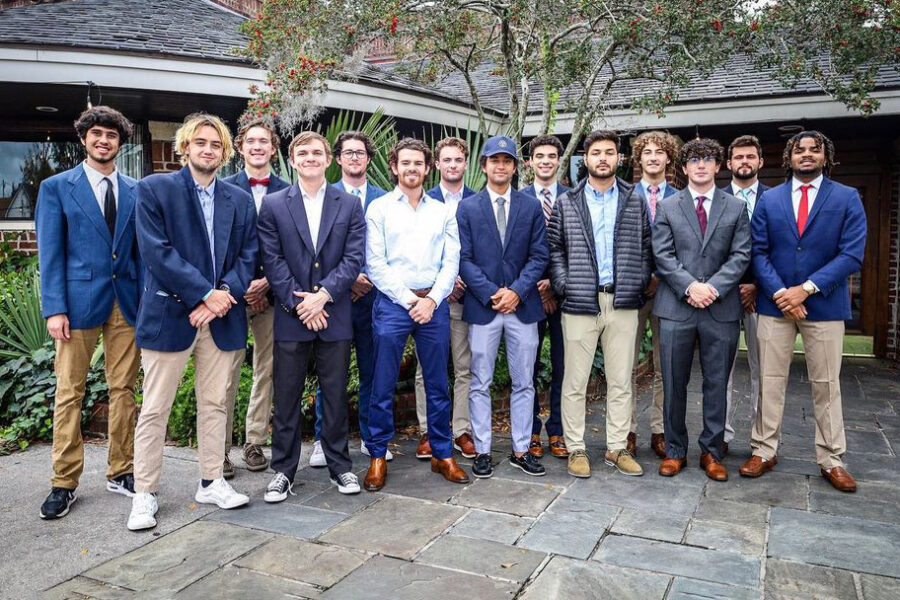 Founding fathers initiated at UNC Wilmington.