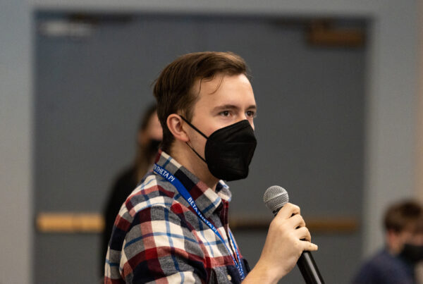 Cameron Goodwin-Schoen, Case Western Reserve '24, speaks at CPLA in 2022